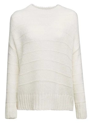 Zdjęcie produktu ESPRIT Sweter w kolorze białym rozmiar: L
