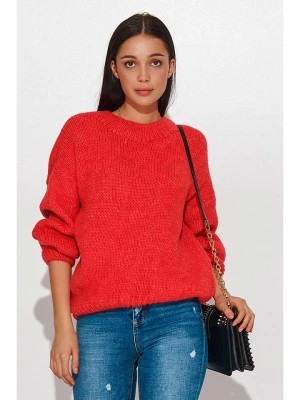 Zdjęcie produktu numinou Sweter w kolorze czerwonym rozmiar: onesize
