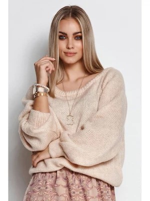Zdjęcie produktu Makadamia Sweter w kolorze jasnobeżowym rozmiar: onesize