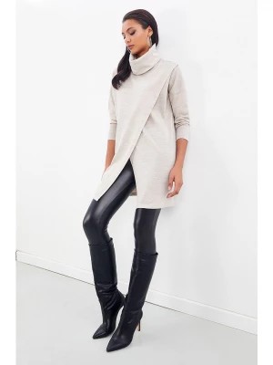 Zdjęcie produktu Milan Kiss Sweter w kolorze jasnobeżowym rozmiar: L