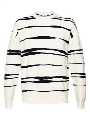 Zdjęcie produktu ESPRIT Sweter w kolorze kremowo-czarnym rozmiar: XL
