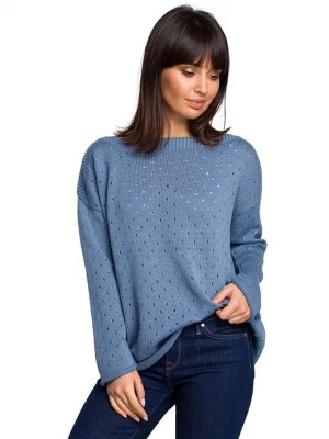Zdjęcie produktu Be Wear Sweter w kolorze niebieskim rozmiar: onesize