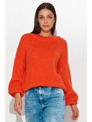 Zdjęcie produktu numinou Sweter w kolorze pomarańczowym rozmiar: onesize