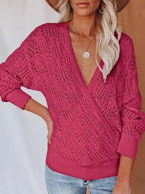 Zdjęcie produktu Milan Kiss Sweter w kolorze różowym rozmiar: S