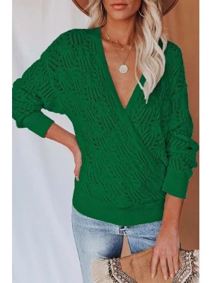 Zdjęcie produktu Milan Kiss Sweter w kolorze zielonym rozmiar: S