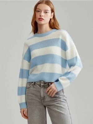 Zdjęcie produktu Sweter w niebiesko-białe paski House
