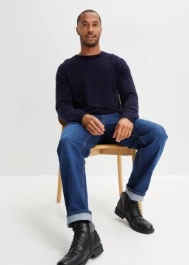Zdjęcie produktu Sweter wełniany z domieszką materiału Good Cashmere Standard®, okrągły dekolt bonprix
