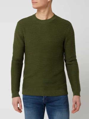 Zdjęcie produktu Sweter z bawełny ekologicznej model ‘Conrad’ Selected Homme