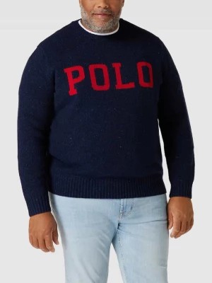 Zdjęcie produktu Sweter z dzianiny PLUS SIZE z detalem z logo Polo Ralph Lauren Big & Tall
