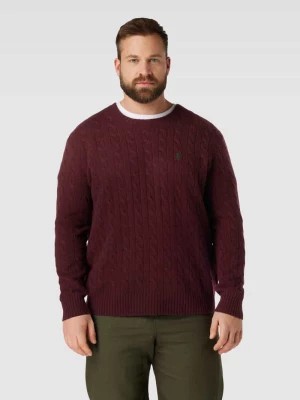 Zdjęcie produktu Sweter z dzianiny PLUS SIZE ze ściegiem warkoczowym Polo Ralph Lauren Big & Tall