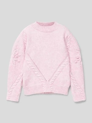 Zdjęcie produktu Sweter z dzianiny w jednolitym kolorze Only
