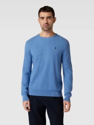 Zdjęcie produktu Sweter z dzianiny w jednolitym kolorze Polo Ralph Lauren