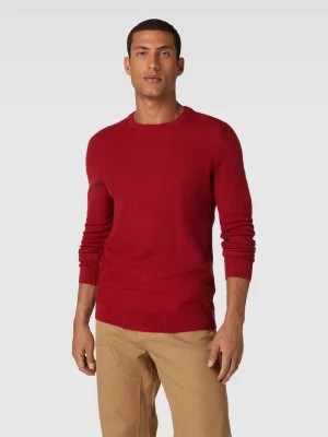 Zdjęcie produktu Sweter z dzianiny w jednolitym kolorze z okrągłym dekoltem Pierre Cardin