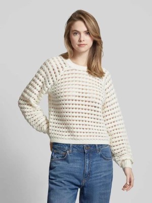Zdjęcie produktu Sweter z dzianiny z ażurowym wzorem model ‘Crochet2’ QS
