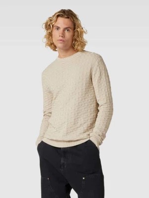 Zdjęcie produktu Sweter z dzianiny z fakturowanym wzorem model ‘KALLE’ Only & Sons