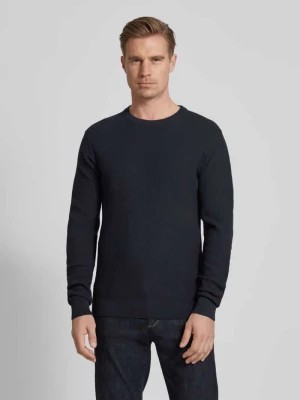 Zdjęcie produktu Sweter z dzianiny z fakturowanym wzorem model ‘Karl’ casual friday