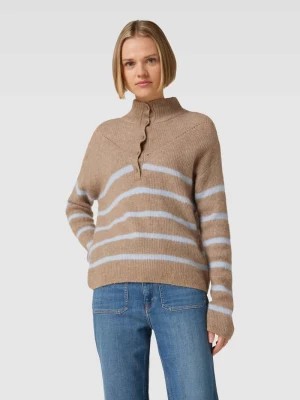 Zdjęcie produktu Sweter z dzianiny z mieszanki wełny z alpaki model ‘Bryna Thora’ MOS MOSH