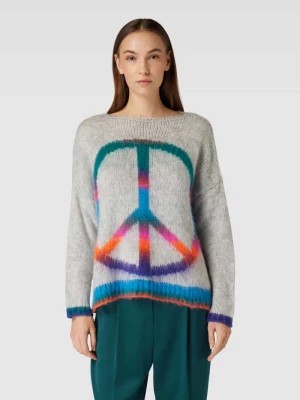 Zdjęcie produktu Sweter z dzianiny z motywem model ‘RAINBOW PEACE’ miss goodlife