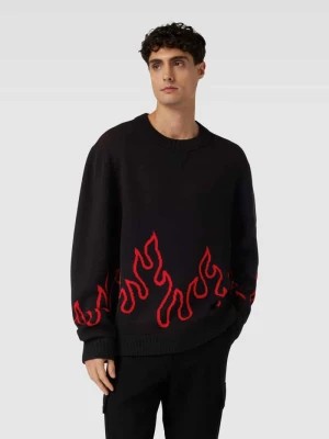 Zdjęcie produktu Sweter z dzianiny z okrągłym dekoltem model ‘Sfire’ HUGO
