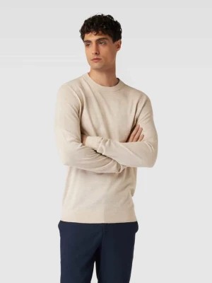 Zdjęcie produktu Sweter z dzianiny z okrągłym dekoltem model ‘TOWN’ Selected Homme