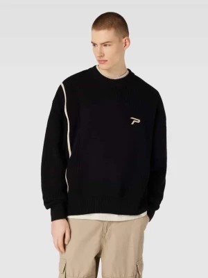 Zdjęcie produktu Sweter z dzianiny z paskami w kontrastowym kolorze model ‘DEARY’ Pegador