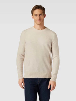 Zdjęcie produktu Sweter z dzianiny z prążkowanymi wykończeniami model ‘RAI’ Selected Homme