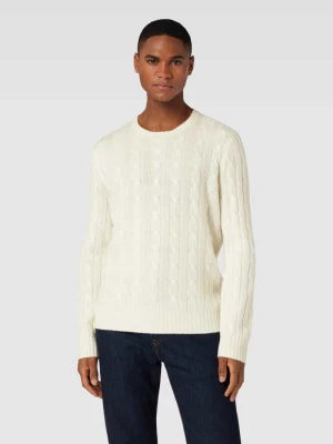 Zdjęcie produktu Sweter z dzianiny z prążkowanymi wykończeniami Polo Ralph Lauren