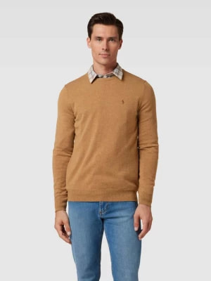Zdjęcie produktu Sweter z dzianiny z wełny z wyhaftowanym logo Polo Ralph Lauren