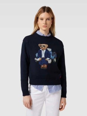 Zdjęcie produktu Sweter z dzianiny z wyhaftowanym motywem Polo Ralph Lauren
