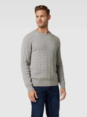 Zdjęcie produktu Sweter z dzianiny z wzorem warkocza Gant