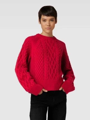 Zdjęcie produktu Sweter z dzianiny z wzorem warkocza Jake*s Collection