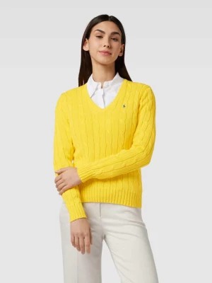 Zdjęcie produktu Sweter z dzianiny z wzorem warkocza Polo Ralph Lauren