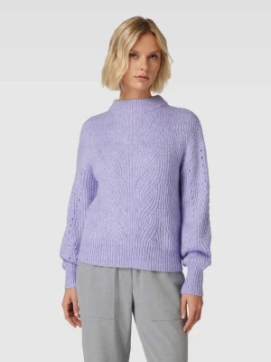 Zdjęcie produktu Sweter z dzianiny ze ściegiem warkoczowym model ‘Pojama’ Opus