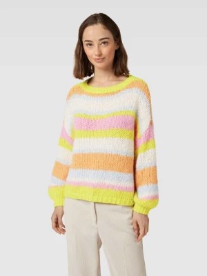 Zdjęcie produktu Sweter z dzianiny ze wzorem w blokowe pasy model ‘LANEY’ Vero Moda