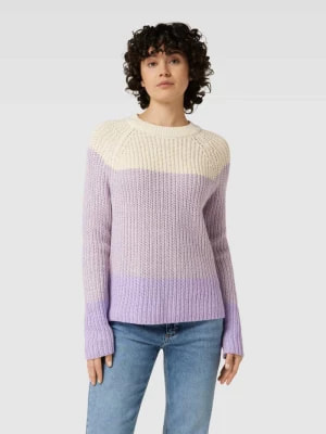Zdjęcie produktu Sweter z dzianiny ze wzorem w blokowe pasy model ‘Remone’ Soyaconcept