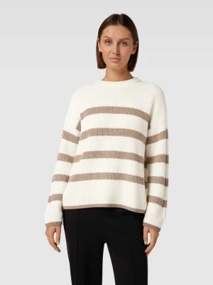 Zdjęcie produktu Sweter z dzianiny ze wzorem w paski model ‘BLOOMIE’ Selected Femme