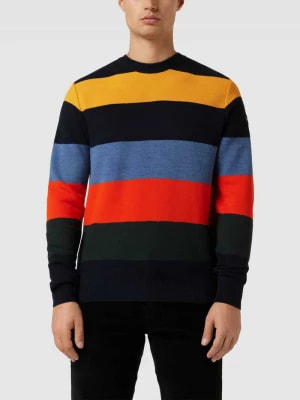 Zdjęcie produktu Sweter z dzianiny ze wzorem w paski model ‘Knitted ON’ PAUL & SHARK