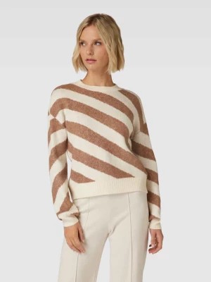 Zdjęcie produktu Sweter z dzianiny ze wzorem w paski model ‘LARA’ Vero Moda