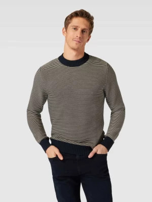 Zdjęcie produktu Sweter z dzianiny ze wzorem w paski model ‘ROBERT’ Selected Homme
