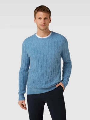 Zdjęcie produktu Sweter z kaszmiru ze ściegiem warkoczowym Polo Ralph Lauren