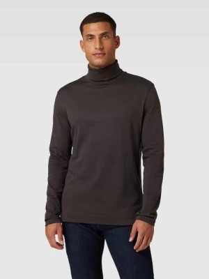 Zdjęcie produktu Sweter z wywijanym kołnierzem w jednolitym kolorze Christian Berg Men