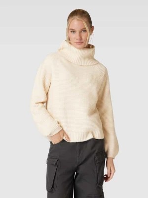 Zdjęcie produktu Sweter z wywijanym kołnierzemz bufiastymi rękawami model ‘ALLIE LIFE’ Only