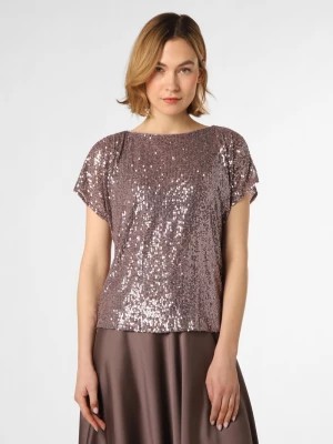 Zdjęcie produktu Swing Damska koszulka z cekinami Kobiety Sztuczne włókno brązowy|lila jednolity,