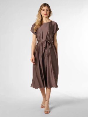 Zdjęcie produktu Swing Damska sukienka wieczorowa Kobiety Satyna brązowy jednolity,