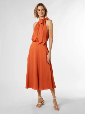 Zdjęcie produktu Swing Damska sukienka wieczorowa Kobiety Sztuczne włókno pomarańczowy jednolity,
