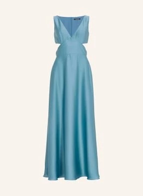 Zdjęcie produktu Swing Sukienka Wieczorowa Z Satyny Z Wycięciami blau