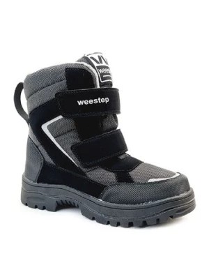 Zdjęcie produktu Szare śniegowce- buty zimowe chłopięce Weestep