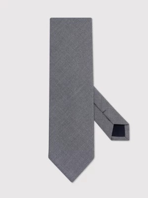Zdjęcie produktu Szary gładki krawat Pako Lorente