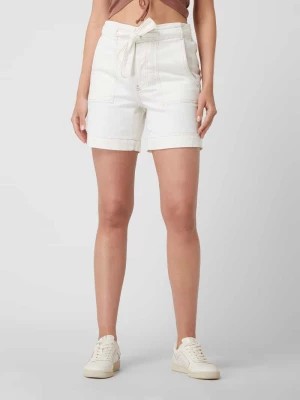 Zdjęcie produktu Szorty jeansowe z wysokim stanem i paskiem w talii model ‘Vinna’ Pieces