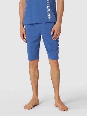 Zdjęcie produktu Szorty z dzianiny dresowej o kroju slim fit z nadrukiem z logo model ‘LOOPBACK’ Polo Ralph Lauren Underwear
